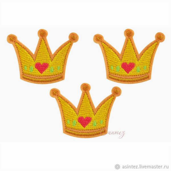 Аппликация "корона"