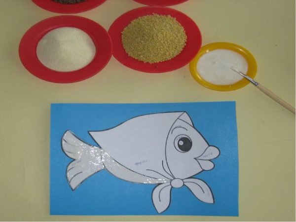 Аппликация рыба