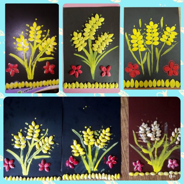 Аппликация на тему колосок