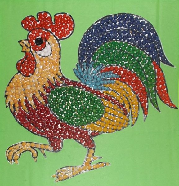Петушок поделка в садик