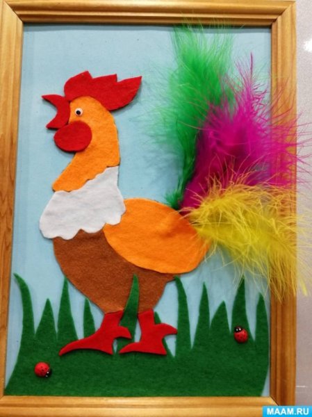 Поделка петух своими руками