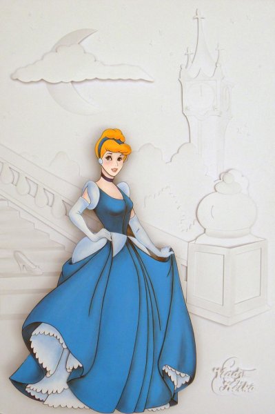 Объемная аппликация принцесса