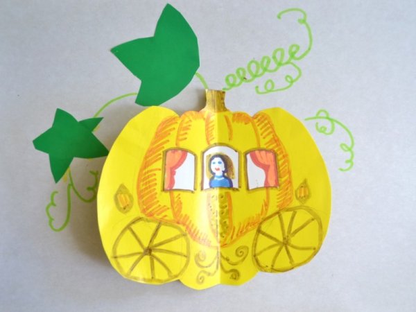 Аппликация карета