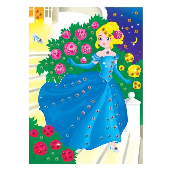 Аппликация Золушка для малышей