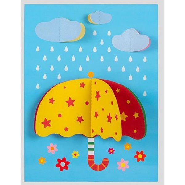 Аппликация зонтик