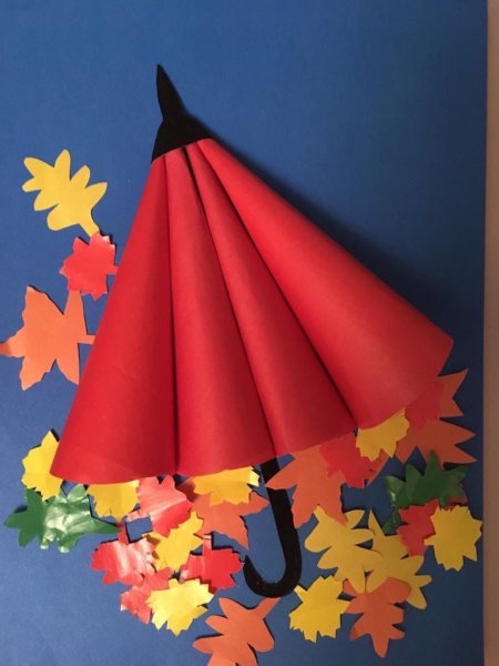 Зонт поделка из бумаги