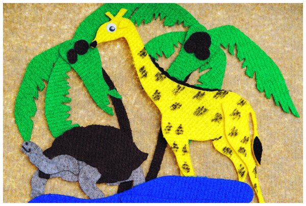 Поделки на тему животные жарких стран