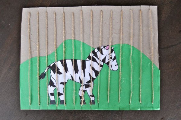 Аппликация. Зоопарк