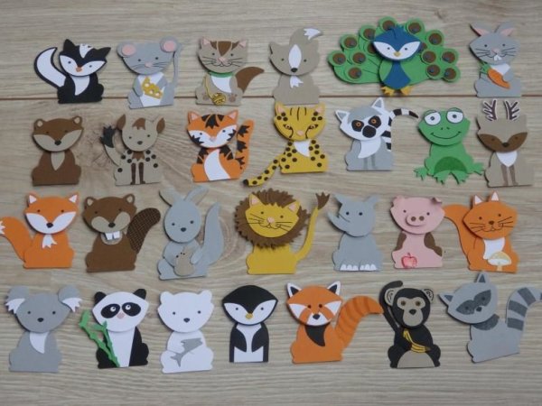 Аппликация зверюшки