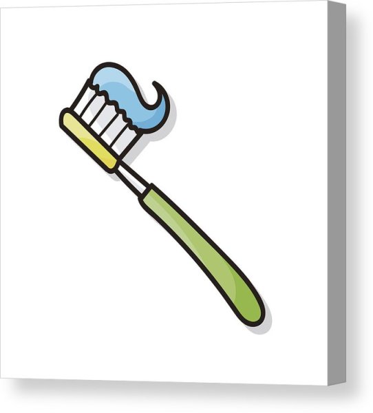 Аппликация зубная щетка