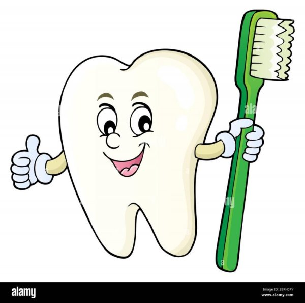 Аппликация зубная щетка