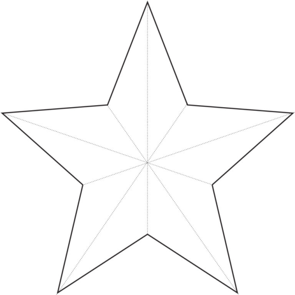 Звезда шаблон
