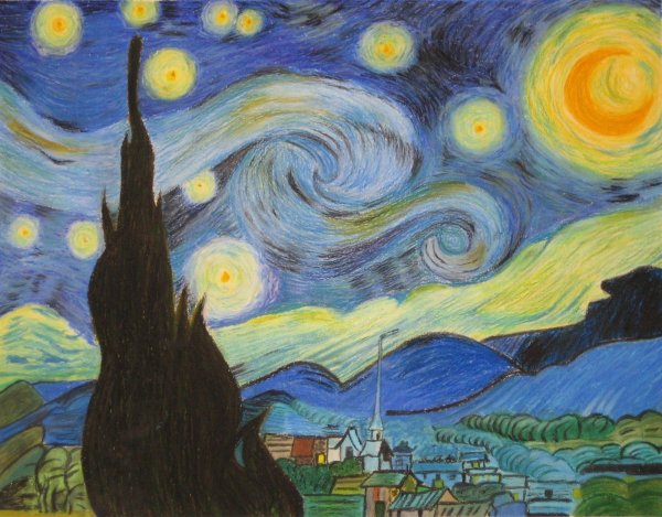 Звездная ночь Графика