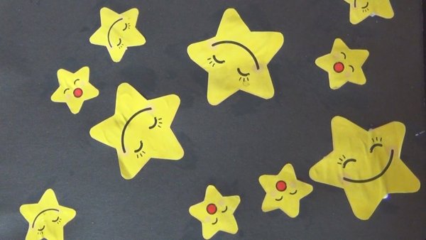 Аппликация звездное небо