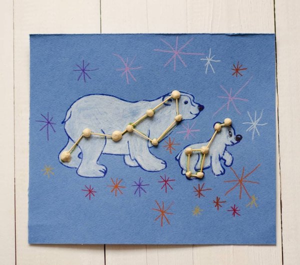 Модель созвездия большая Медведица 1 класс