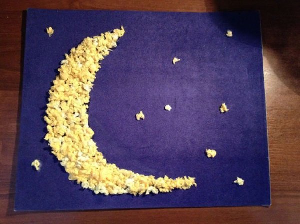 Луна поделка