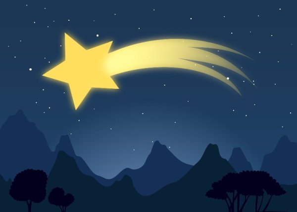 Звездное небо мультяшное