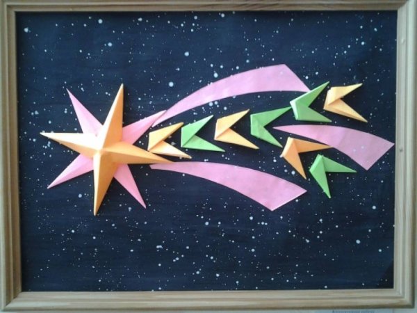 Аппликации на тему космос для детей