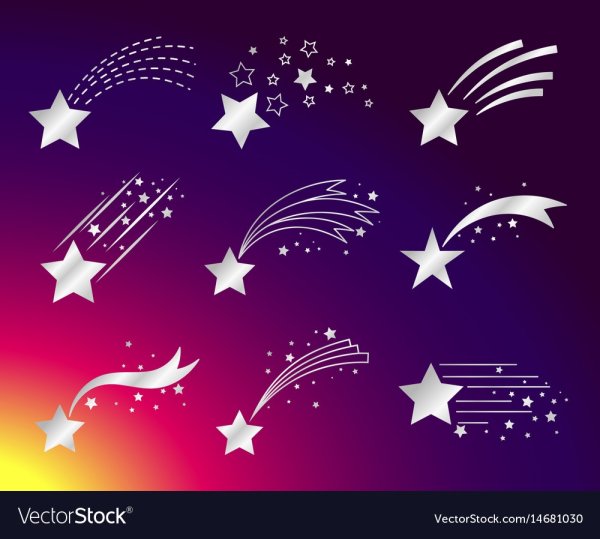 Звезда Комета вектор