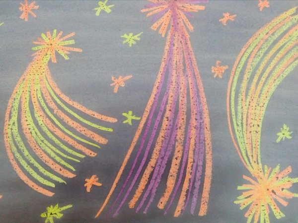 Аппликация звездопад