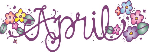 April надпись