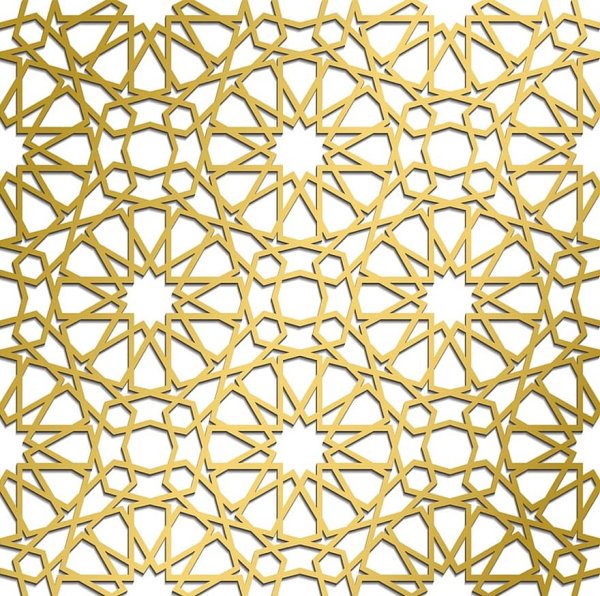 Вектор Islamic pattern Mosque