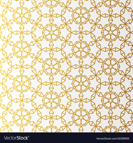 Арабские узоры золото