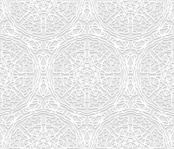 Белый Восточный фон