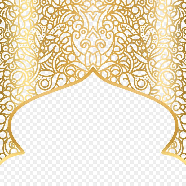 Арабские золотые узоры