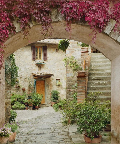Итальянский дворик Италия