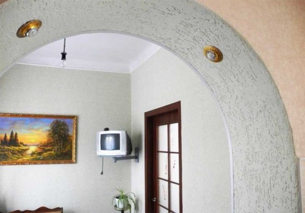 Отделка арки