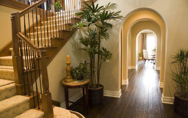 Красивые деревянные лестницы