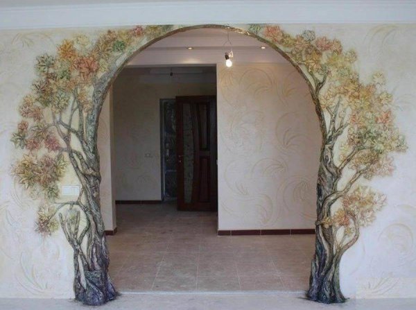 Декоративная арка в квартире