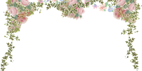 Цветочная гирлянда для фотошопа