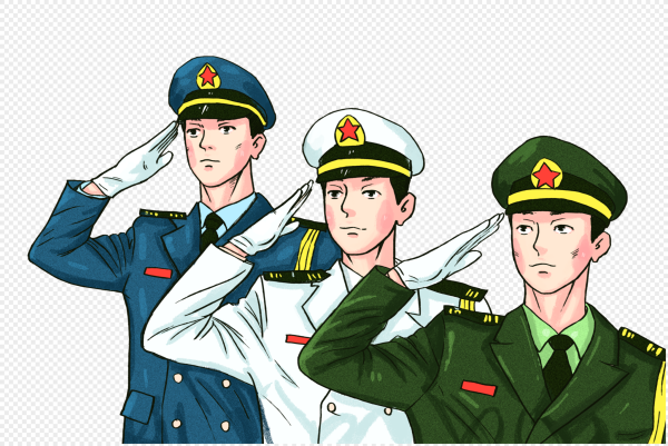 Солдат отдает честь вектор