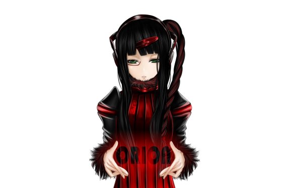 Аниме персонажи на белом фоне