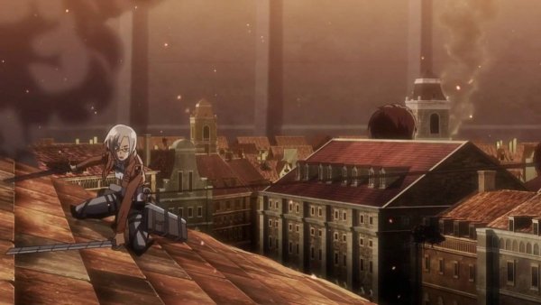 Атака титанов город Трост