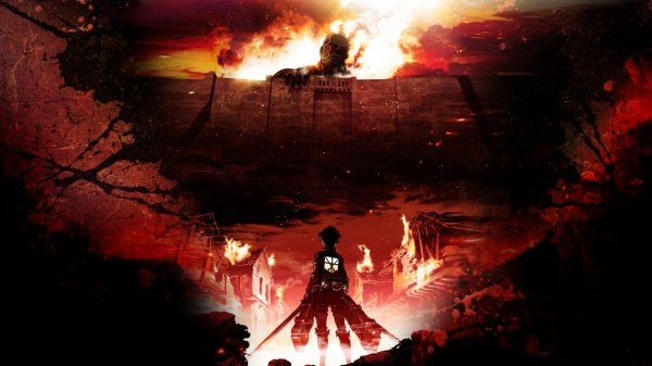 Стены в аниме атака титанов