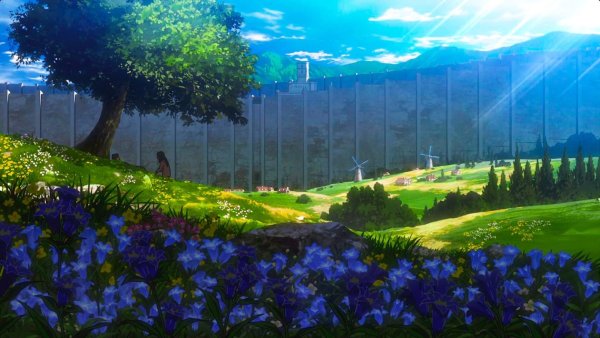 Атака титанов природа