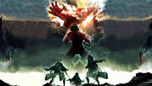 Атака титанов битва за Трост