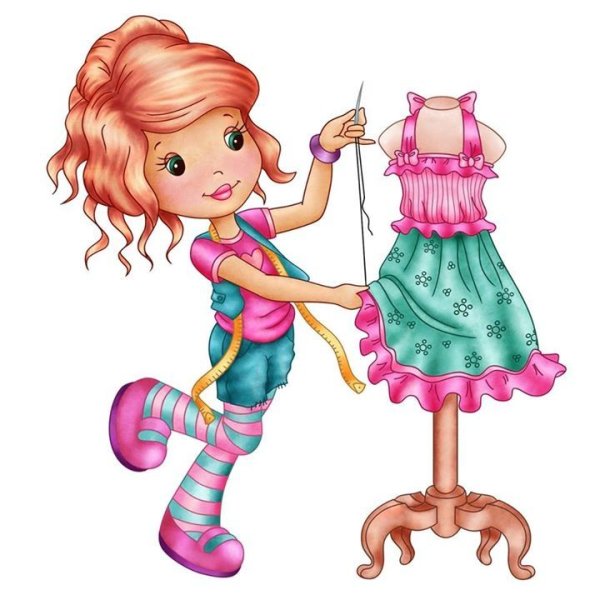 Швея мультяшная