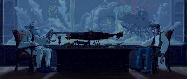 Атлантида Затерянный мир мультфильм 2001 Левиафан