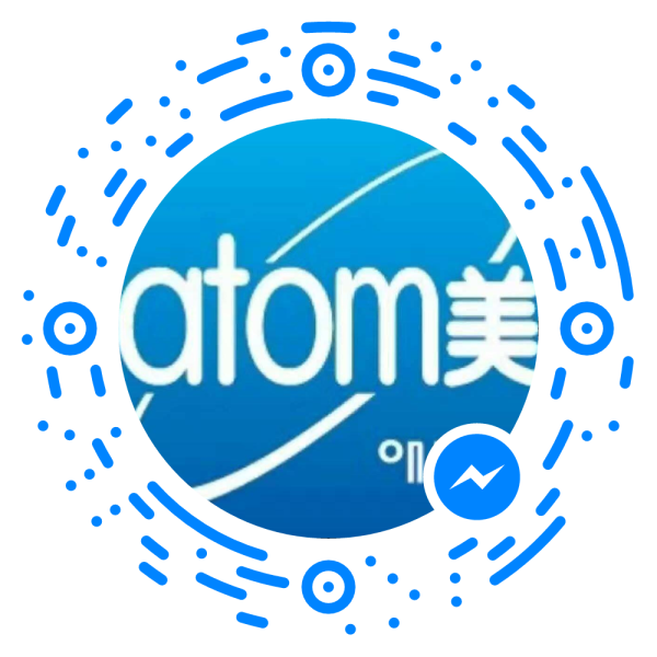 Атом корейская косметика лого