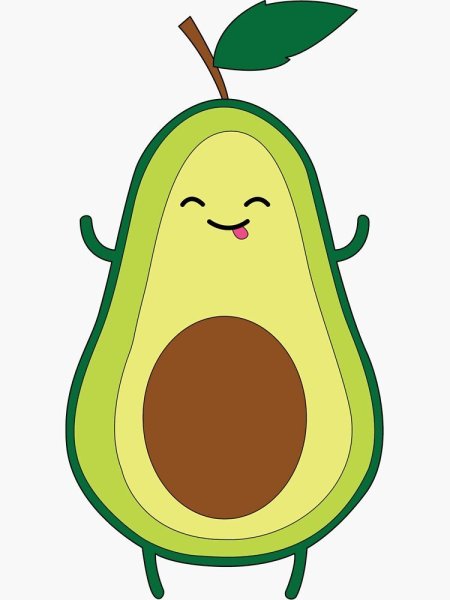 Стикеры авокадо