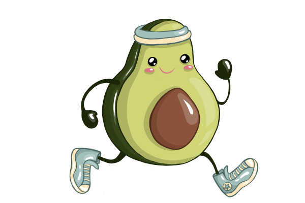 Веселый авокадо