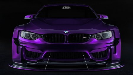 BMW m5 неоновая