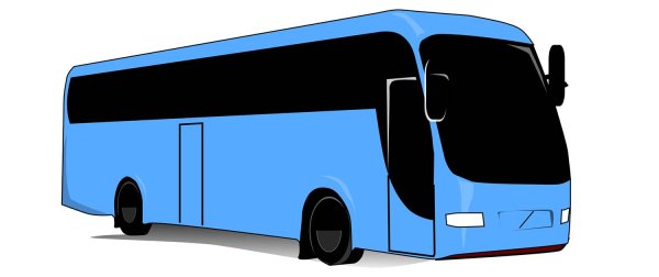 Автобус клипарт на прозрачном фоне