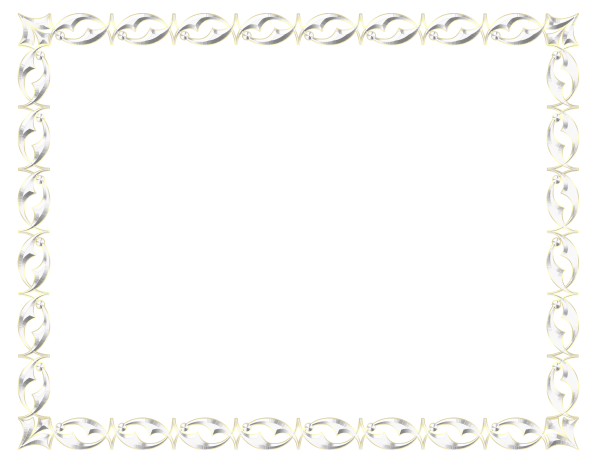 Красивая белая рамка