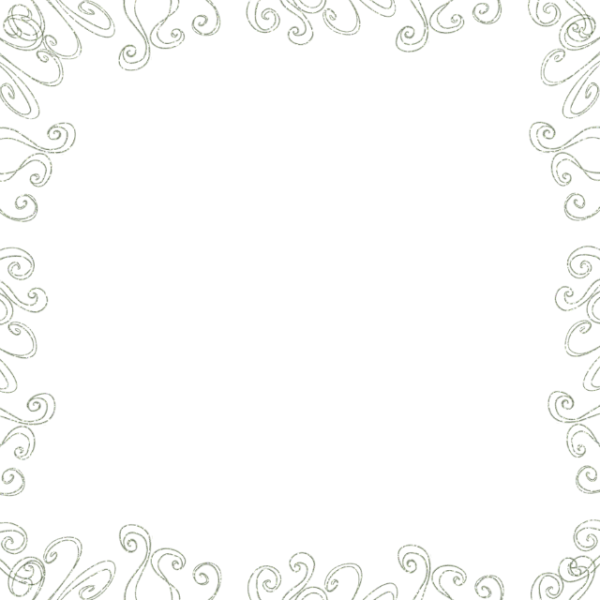 Белая рамка на прозрачном фоне