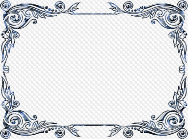 Красивая ажурная рамка